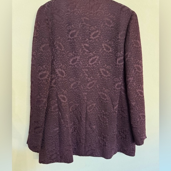 Vintage Tous Les Jours Blazer Jacket Made in Italy Lama Wool Size 8 NWT - Picture 10 of 16